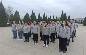 北京汽車制造廠黃驊基地黨委組織開展清明節(jié)緬懷英魂，致敬先烈活動